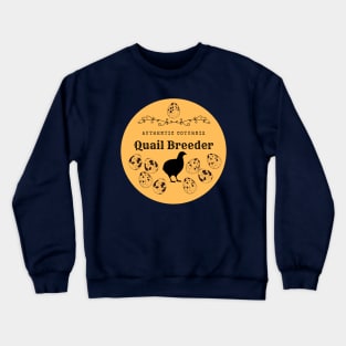 Authentic Quail Breeder Yellow Crewneck Sweatshirt